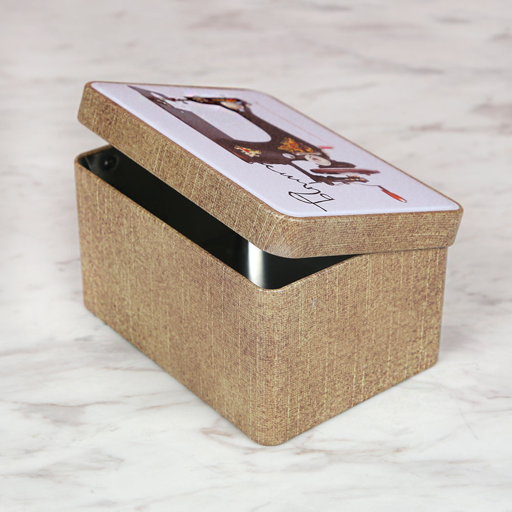 Nas Metal Saklama Kutusu - Kahverengi