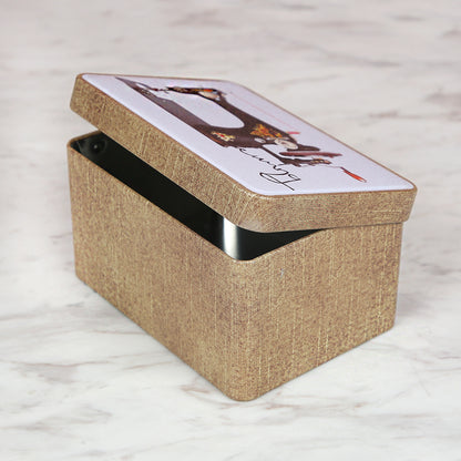 Nas Metal Saklama Kutusu - Kahverengi