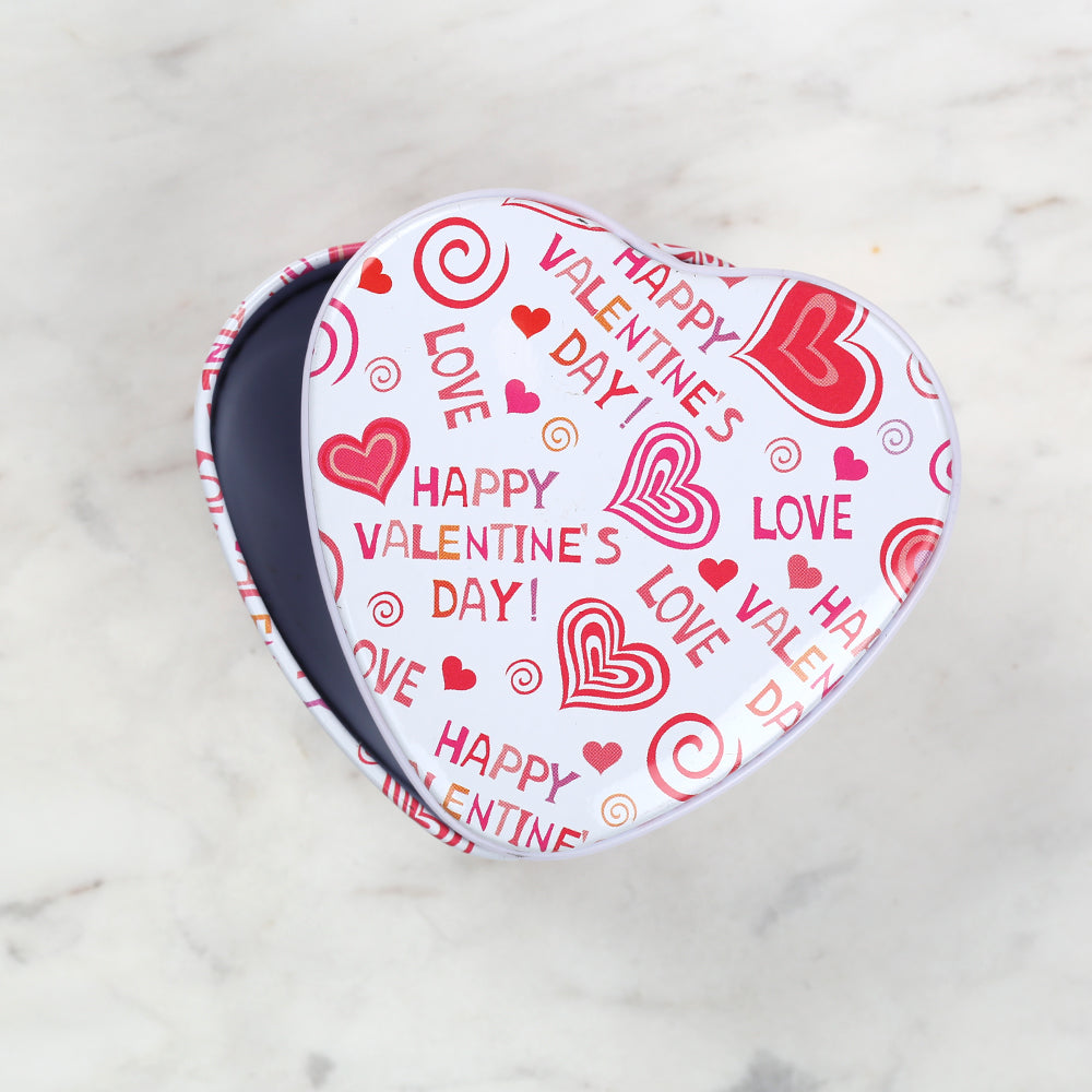 Nas Metal Saklama Kutusu Kalp - Karışık Renk