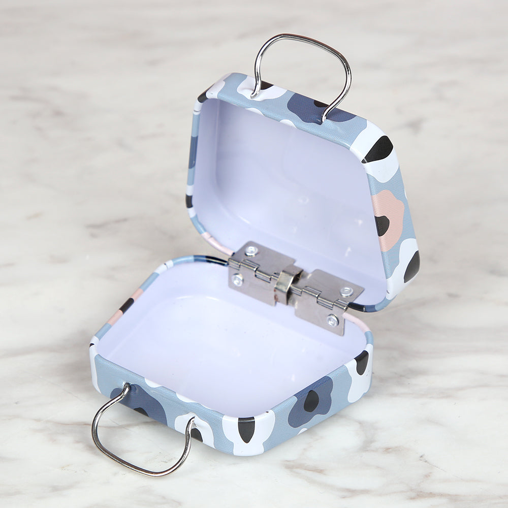 Nas Metal Saklama Kutusu Çanta - Mavi