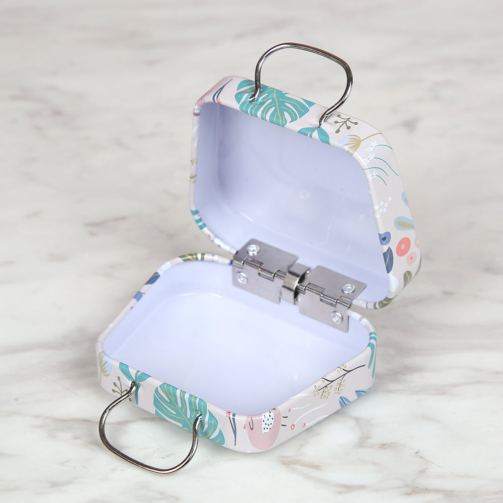 Nas Metal Saklama Kutusu Çanta - Somon