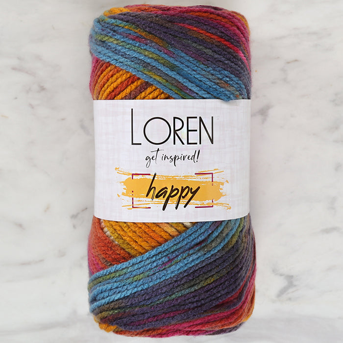 Loren Happy Ebruli El Örgü İpi - RH001
