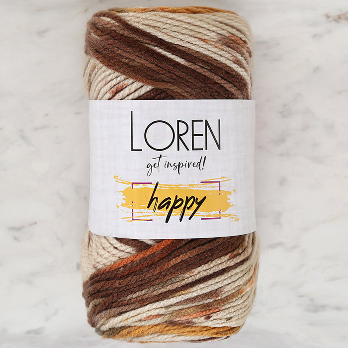 Loren Happy Ebruli El Örgü İpi - RH007