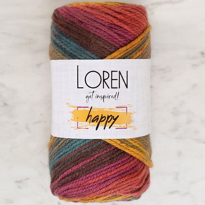 Loren Happy Ebruli El Örgü İpi - RH010