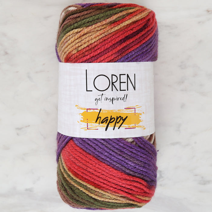 Loren Happy Ebruli El Örgü İpi - RH014