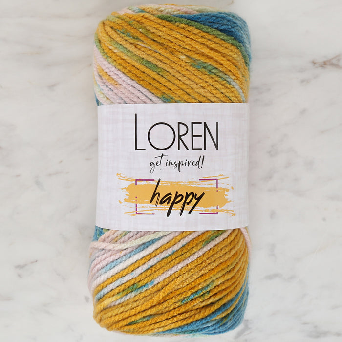 Loren Happy Ebruli El Örgü İpi - RH019