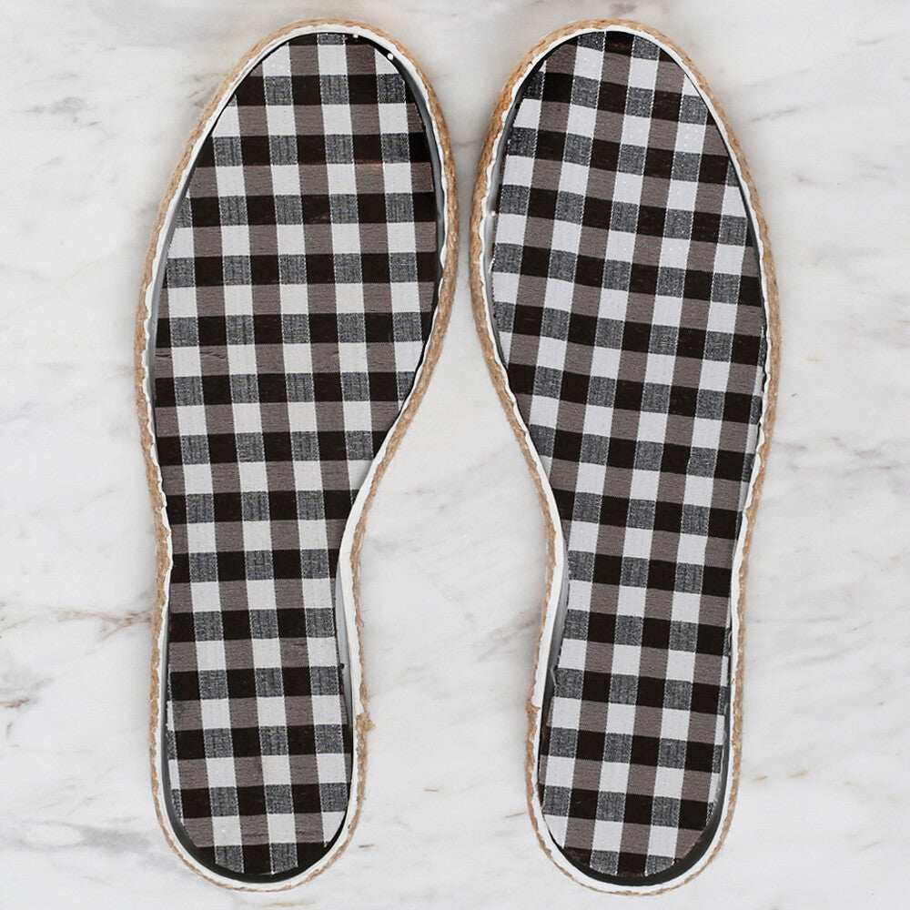 Loren Hasır Espadril / Ayakkabı Tabanı 38 Numara Beyaz