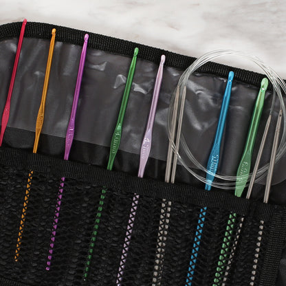 Loren Çantalı Tığ ve Örgü Aksesuarları Seti