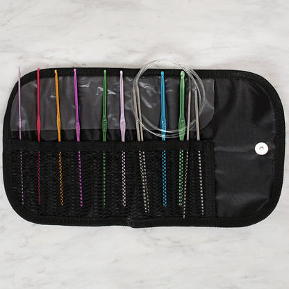 Loren Çantalı Tığ ve Örgü Aksesuarları Seti