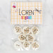 Loren Crafts 8'li Balık Düğme - 1179
