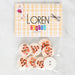 Loren Crafts 8'li Balık Düğme - 1188