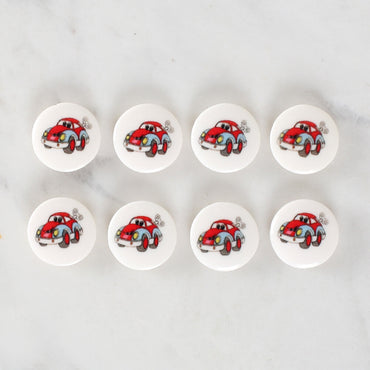 Loren Crafts 8'li Araba Düğme - 1194