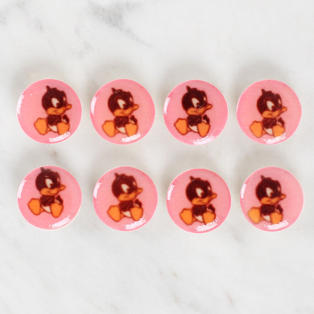 Loren Crafts 8'li Ördek Düğme - 1208