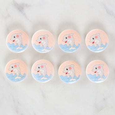 Loren Crafts 8'li Yunus Düğme - 1233