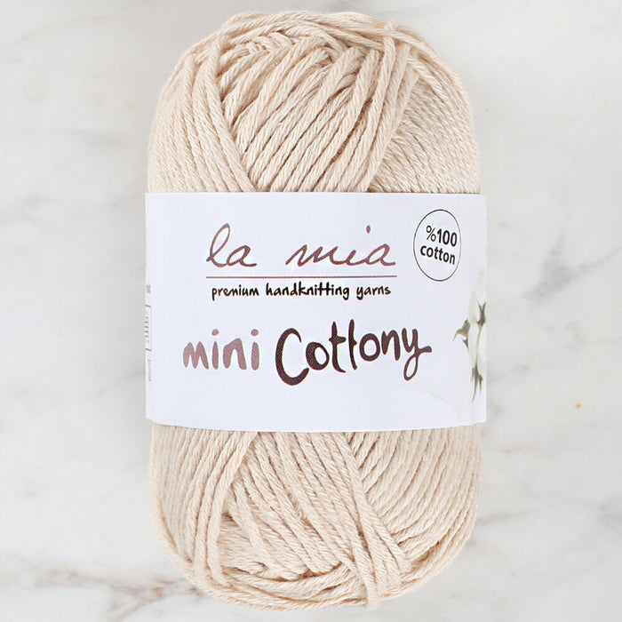 La Mia Mini Cottony 25 gr Krem Bebek El Örgü İpi - P2