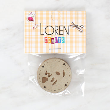 Loren Crafts Figürlü Deri Arma 5 Adet - 1510