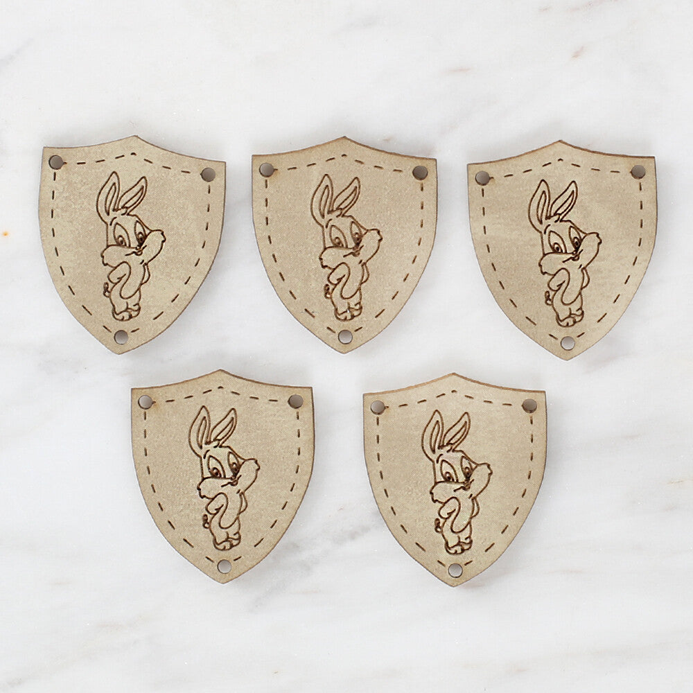 Loren Crafts Figürlü Deri Arma 5 Adet - 1521