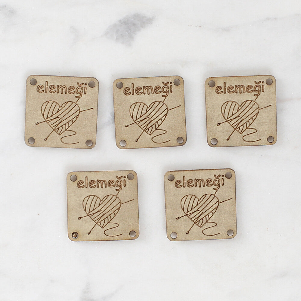 Loren Crafts Elemeği Deri Arma 5 Adet - 1569