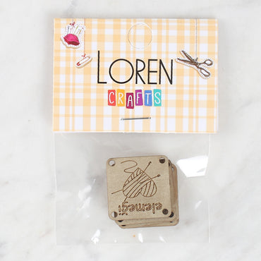 Loren Crafts Elemeği Deri Arma 5 Adet - 1569