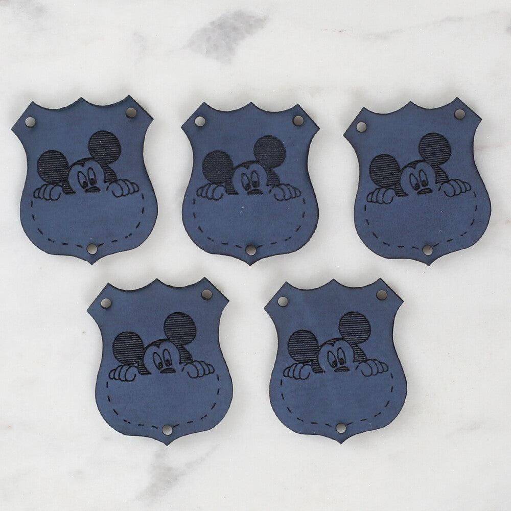 Loren Crafts Figürlü Deri Arma 5 Adet - 1577