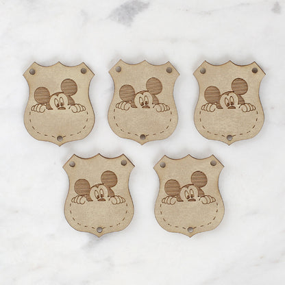 Loren Crafts Figürlü Deri Arma 5 Adet - 1578