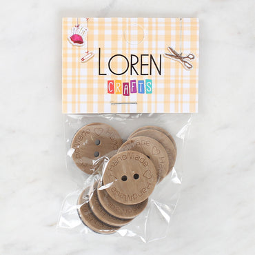 Loren Crafts Handmade 8'li Düğme - 1603