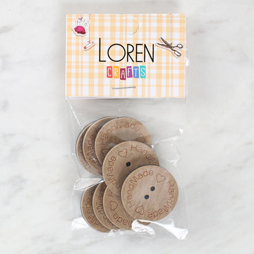 Loren Crafts Handmade 8'li Düğme - 1608