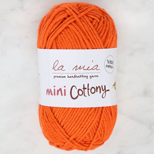 La Mia Mini Cottony 25 gr Turuncu Bebek El Örgü İpi - L022