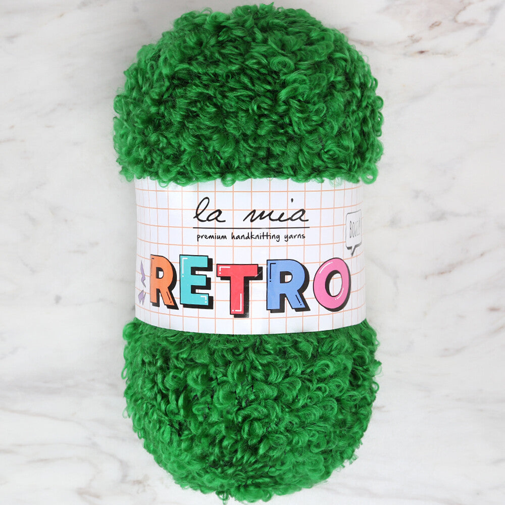 La Mia RETRO Yeşil El Örgü İpi - LM0107 – Hobium