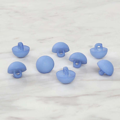 Loren Crafts 8'li Mat Plastik İnci Düğme Mavi - 1798