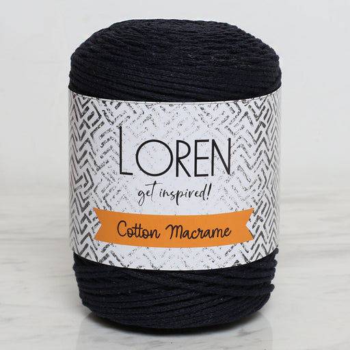 Loren Cotton Macrame Lacivert - R005