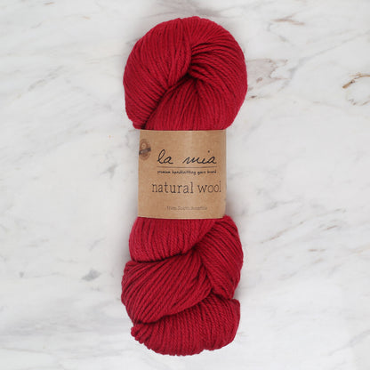 La Mia Natural Wool Koyu Kırmızı El Örgü İpi - L893