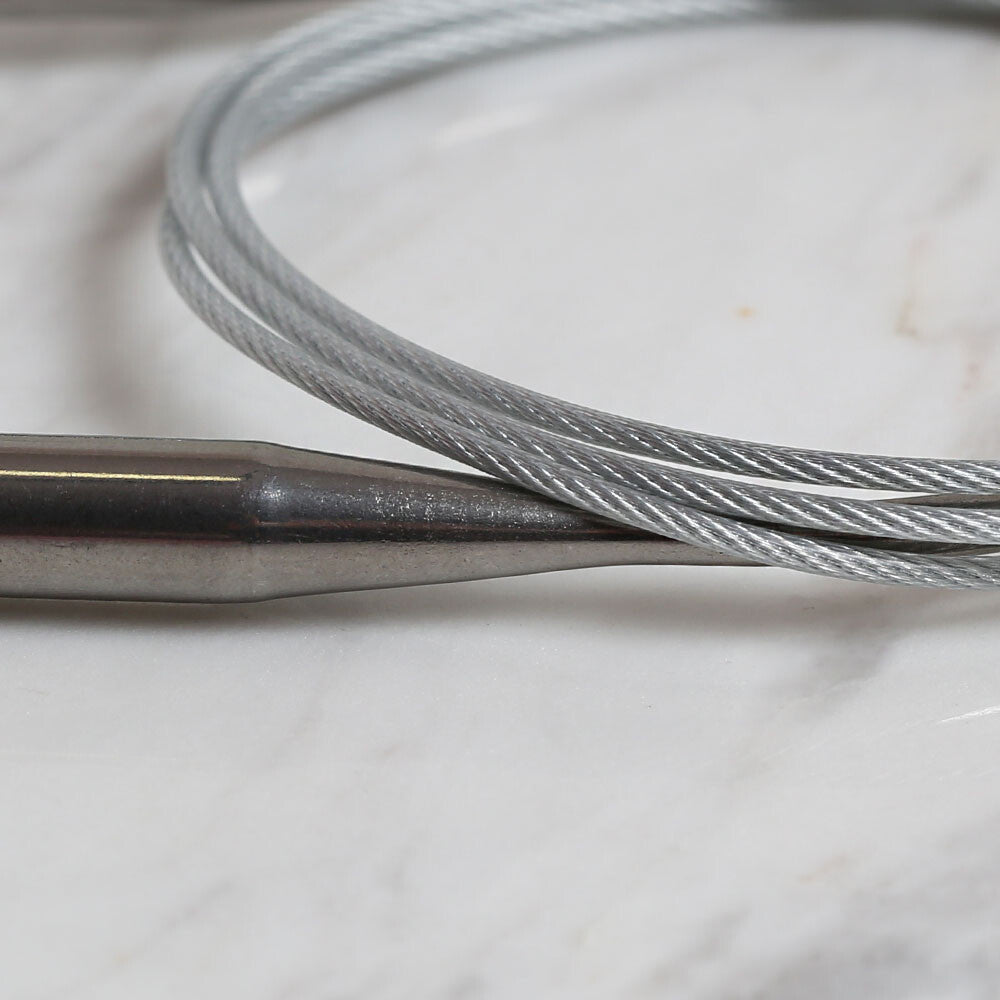 Loren Crafts 8 mm Çelik Misinalı Şiş 100 cm