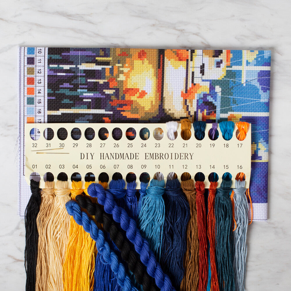 Kanaviçe Nakış Seti 40x50 cm - 0400