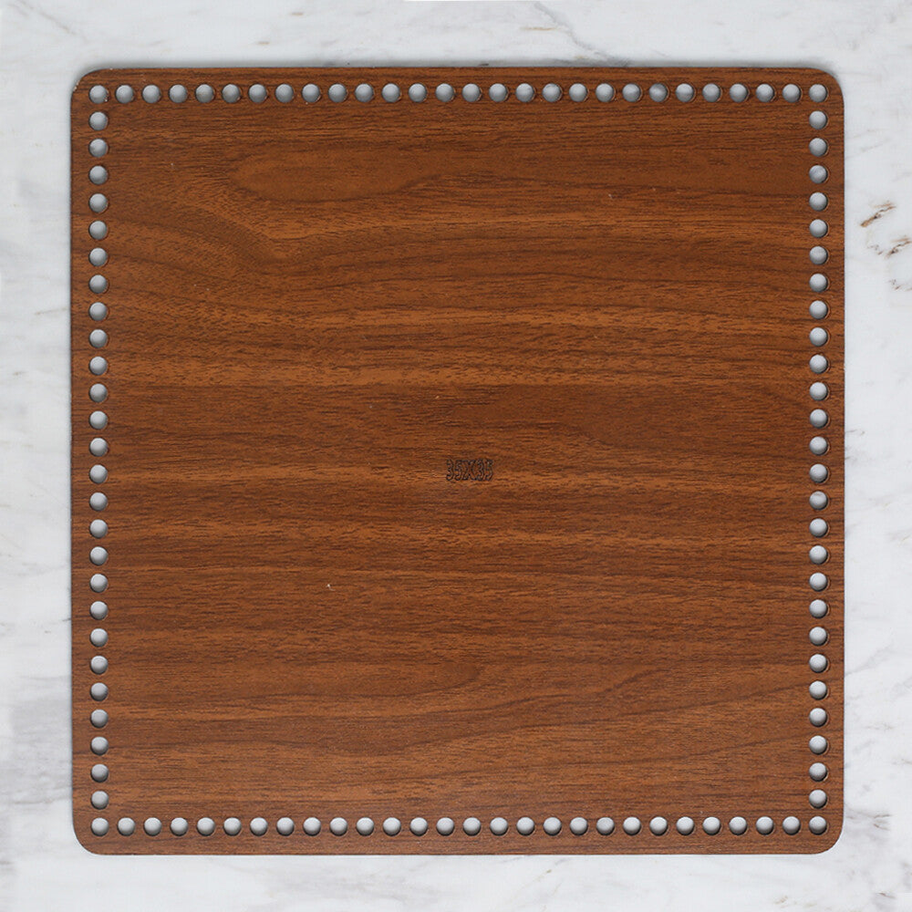 Loren Ahşap Taban Büyük Boy Kare Taban 35X35 CM