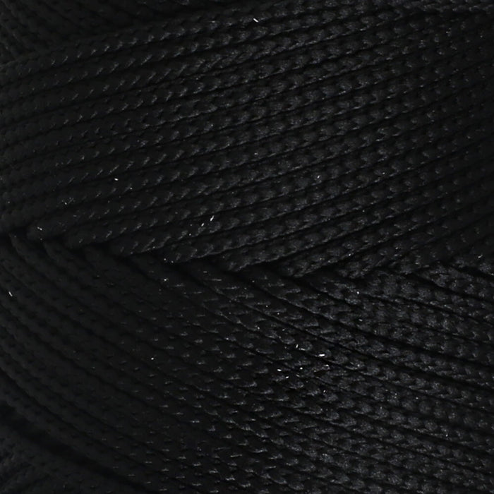 Loren Polyester Soft Macrame Siyah El Örgü İpi - LM040