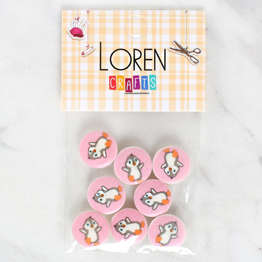 Loren Crafts 8'li Penguen Düğme - 1038