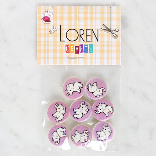 Loren Crafts 8'li Fil Düğme - 1040