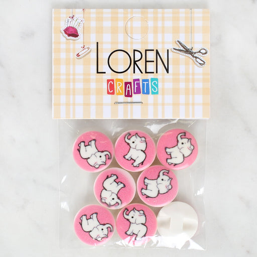 Loren Crafts 8'li Fil Düğme - 1041