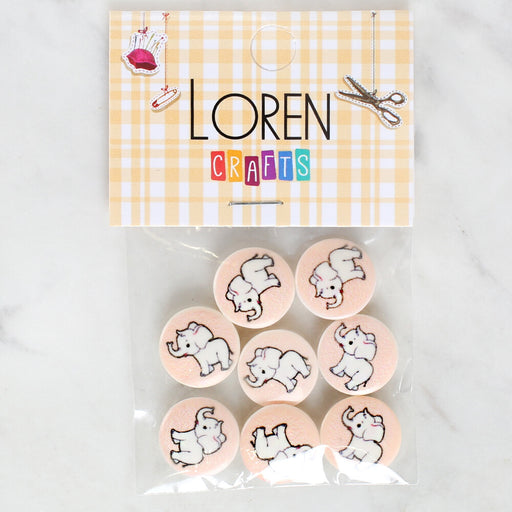 Loren Crafts 8'li Fil Düğme - 1042
