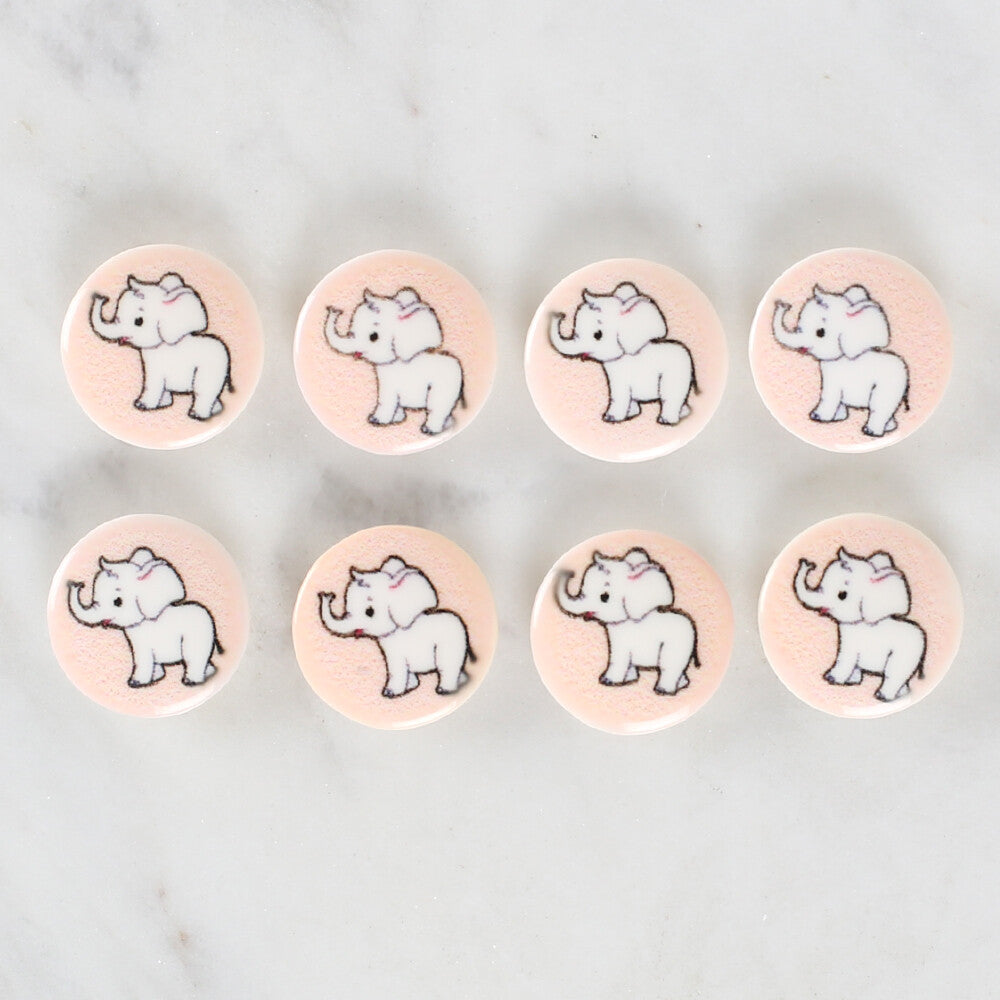 Loren Crafts 8'li Fil Düğme - 1042