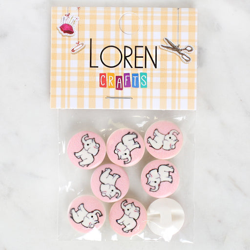 Loren Crafts 8'li Fil Düğme - 1043