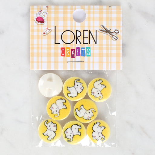 Loren Crafts 8'li Fil Düğme - 1045