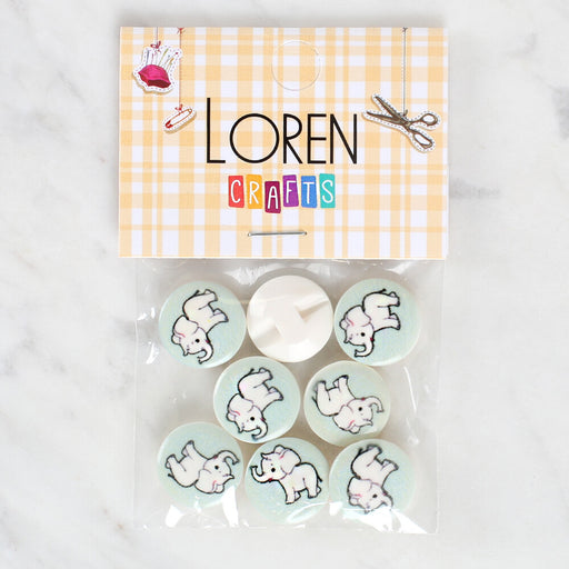Loren Crafts 8'li Fil Düğme - 1046