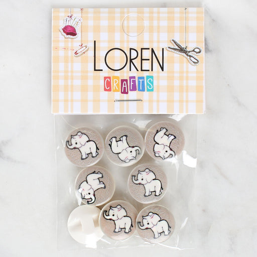 Loren Crafts 8'li Fil Düğme - 1047