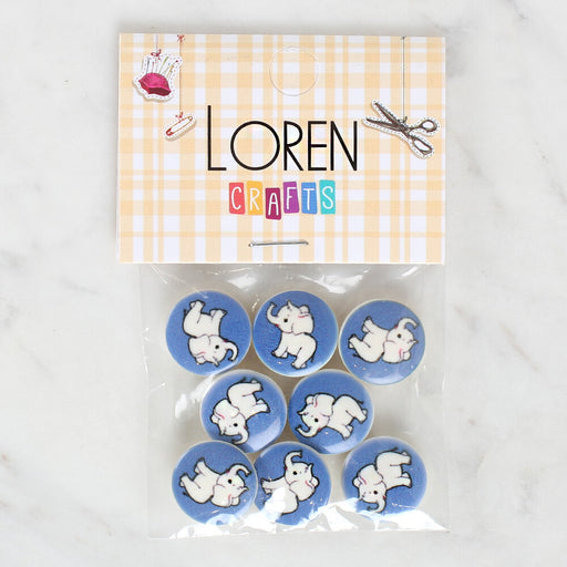 Loren Crafts 8'li Fil Düğme - 1049