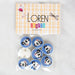 Loren Crafts 8'li Panda Düğme - 1056