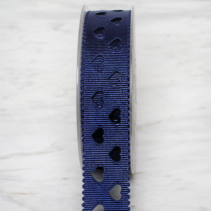 Ulutaş 2,5 cm 20 mt Grogren Mavi Saten Kurdele 