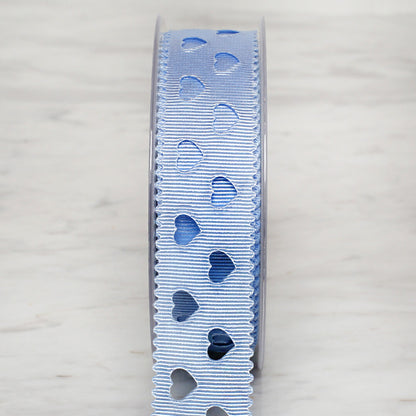 Ulutaş 2,5 cm 20 mt Grogren Bebe Mavi Saten Kurdele