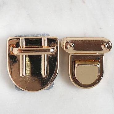 Loren Metal Çanta Kilidi Küçük Sarı